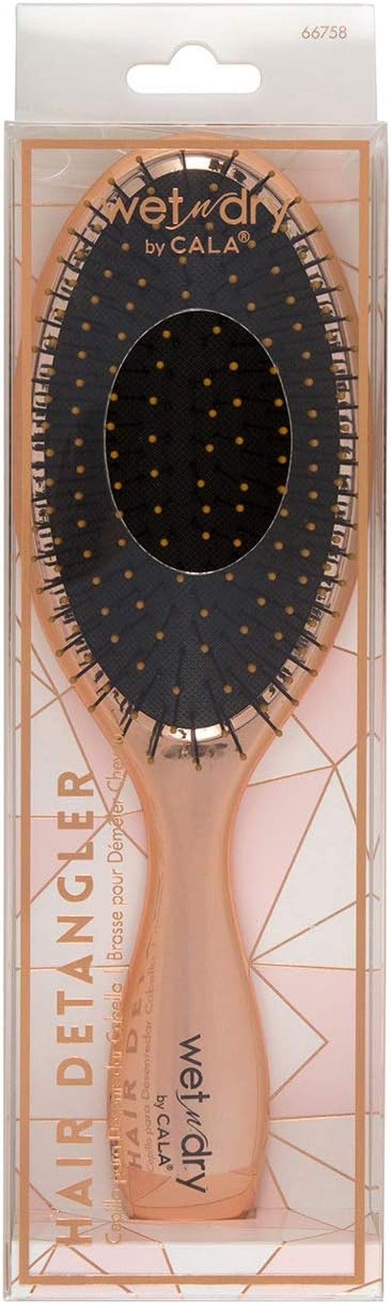 Wet-N-Dry Metallic Rose Gold Hair Brush