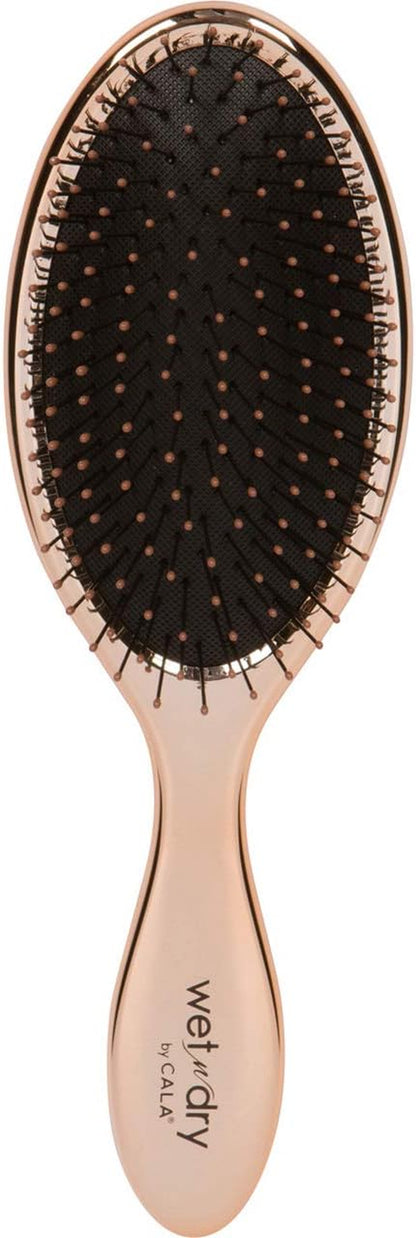 Wet-N-Dry Metallic Rose Gold Hair Brush